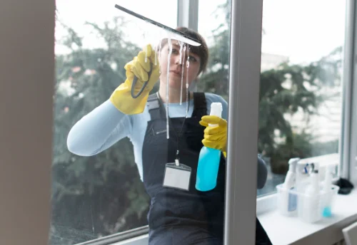 Nettoyage de vitres intérieures et extérieures à Laleu